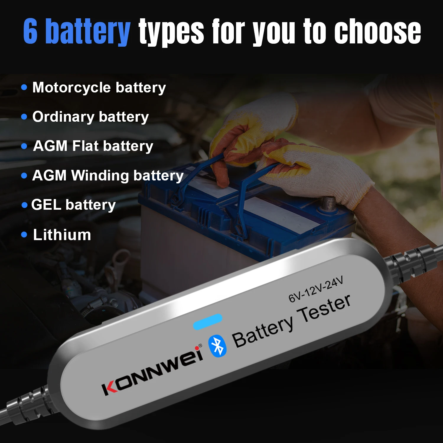2026 KONNWEI BK200 Testador de - Battery Load Tester avaliação e preço