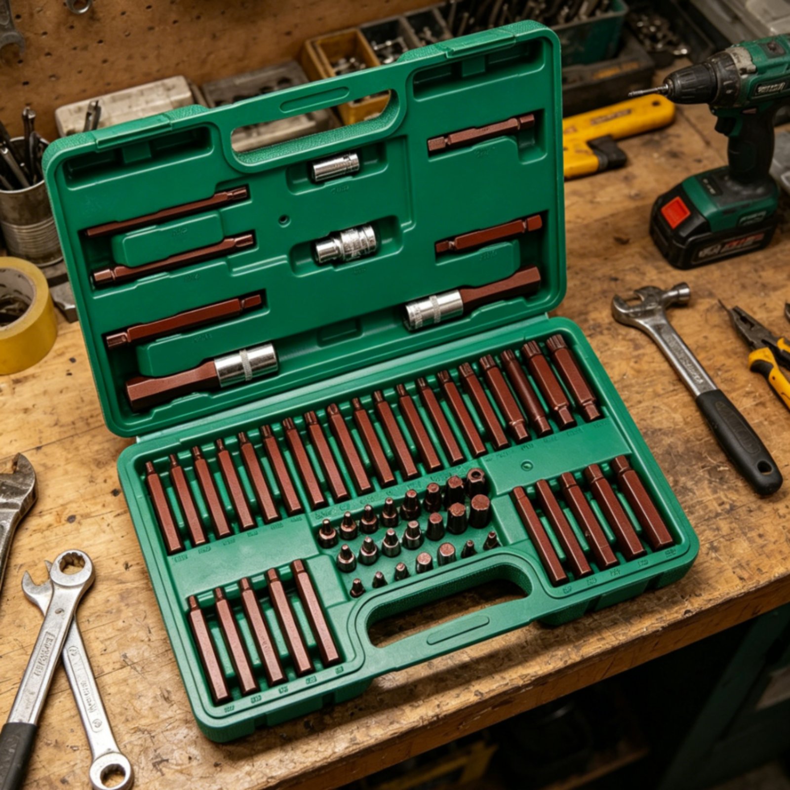Conjunto de 60 Peças de Bits S - Auto Repair Shops avaliação e preço