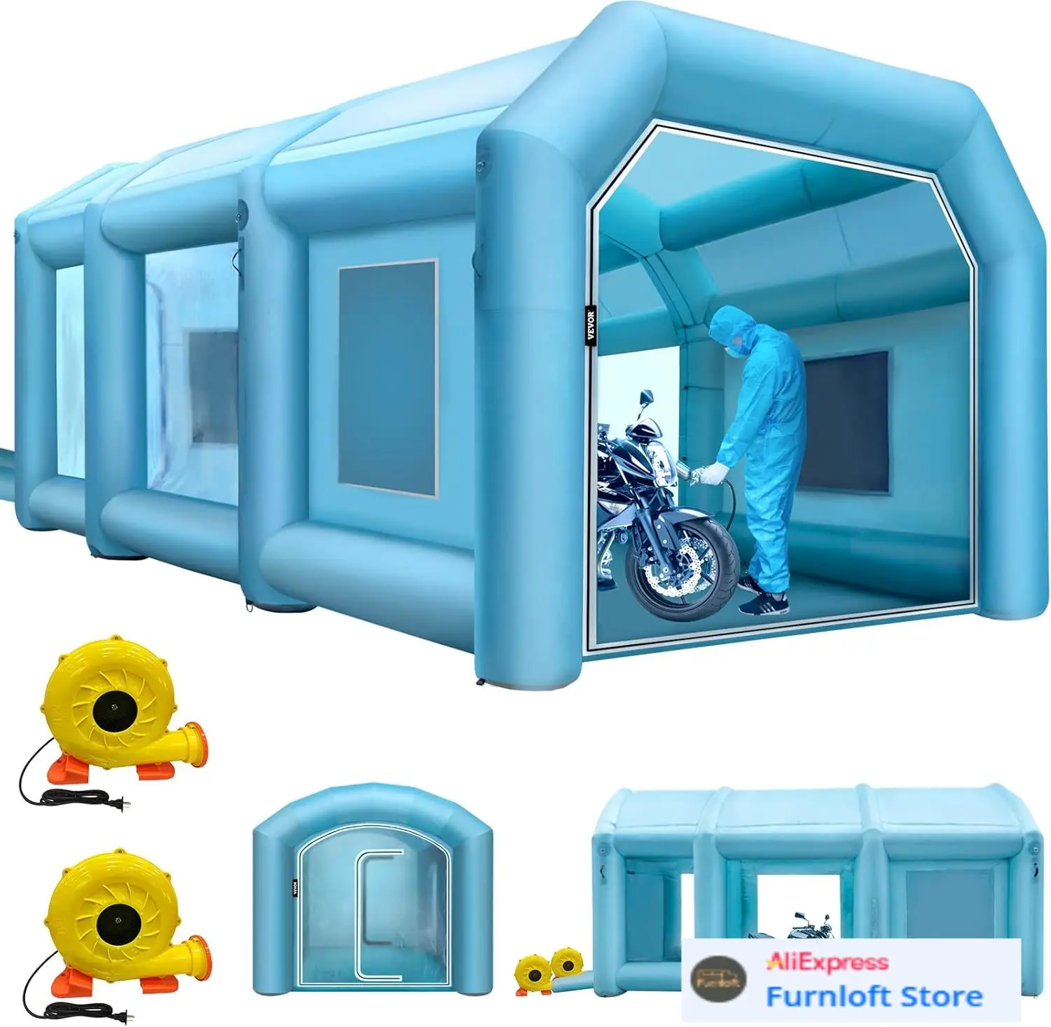 Cabine de Pintura Inflável, 29 - Inflatable Paint Booth avaliação e preço