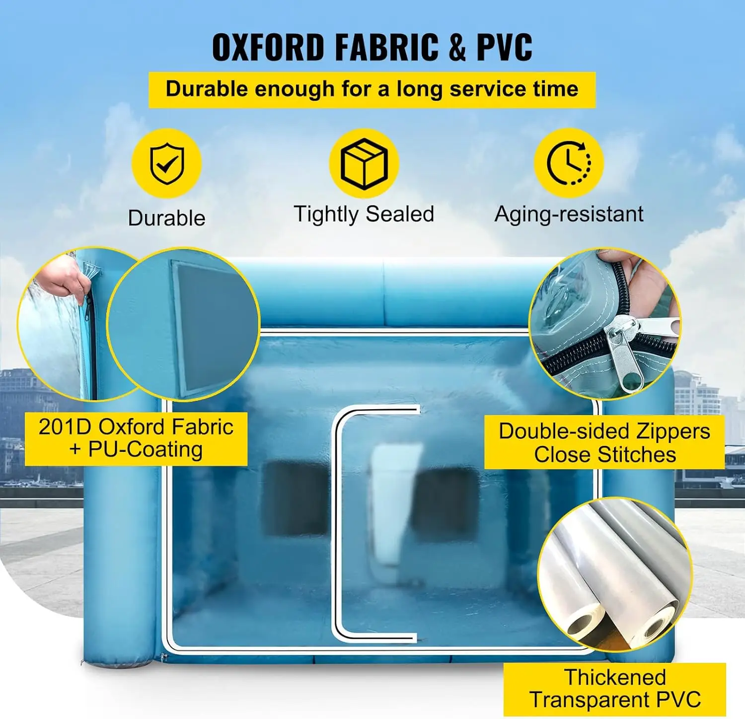 Cabine de Pintura Inflável, 29 - Inflatable Paint Booth avaliação e preço