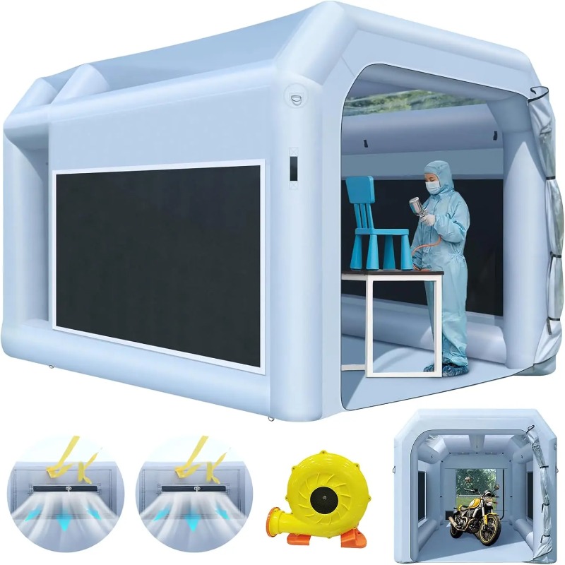Cabine de spray de tinta inflá - Inflatable Paint Booth avaliação e preço